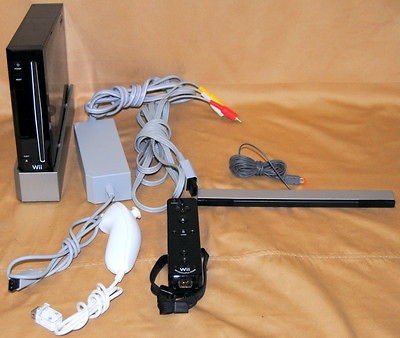 Nintendo Wii Black Console RVL 001 (NTSC)