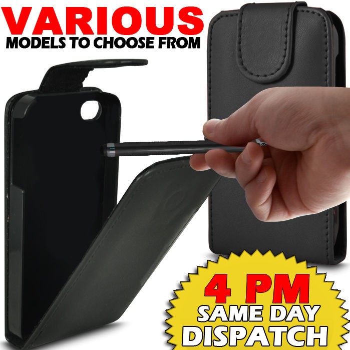 PREMIUM PU LEATHER PULL FLIP TAB CASE COVER POUCH & STYLUS PEN FOR 