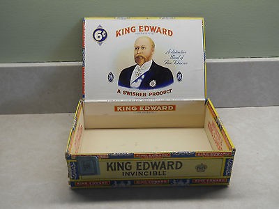 CIGAR BOX OLD KING EDWARD The Seventh brand.