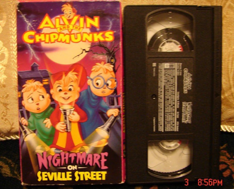 Alvin and the Chipmunks Nightmare on Seville Street VHS