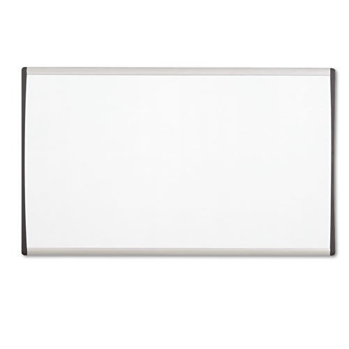 Quartet Mag. Dry Erase Board, Painted Steel, 18 x 30,Aluminum Frame 