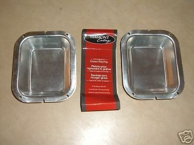 Vermont Castings Gas Grill Grease Drip Tray 2 pack all Vermont Casting 