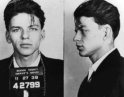 Frank Sinatra Police Mugshot photo cool piece of trivia