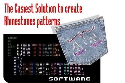 Software for Cameo Silhouette, Wishblade, Craftrobo  cut Rhinestone 