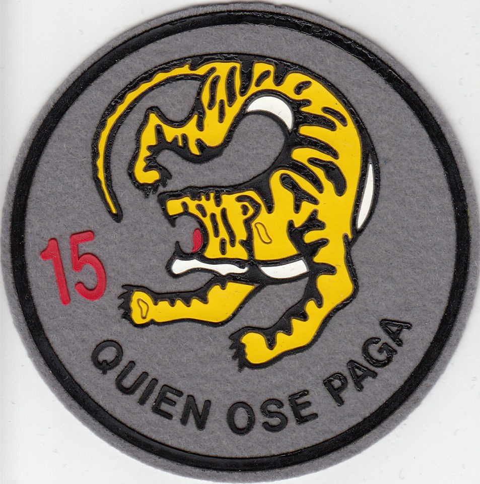 PATCH SPAIN AIR FORCE 15th WING ZARAGOZA AFB F/A 18 PARCHE