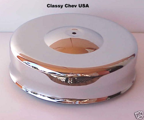 MUSHROOM Chrome air cleaner NEW for 4bbl carb Hot Rod