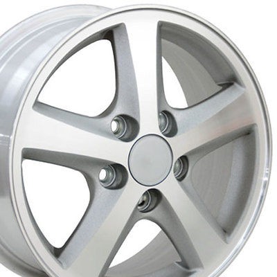   Accord Machined Silver Wheels Set of 4 Rims Fit Honda Civic Hybrid CRV