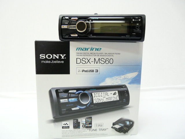 BRAND NEW Sony DSX MS60 Marine Radio Stereo Receiver iPod/USB/ 
