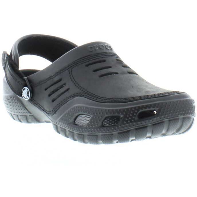 Crocs Shoes Genuine Yukon Sport Mens Shoe Black Sizes UK 7   12