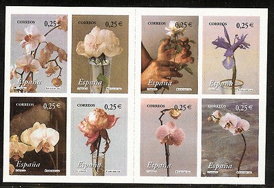   SPAIN Nº 3869/76 3869/6 2002 FLORES Flora Pinturas de E Naranjo MHN