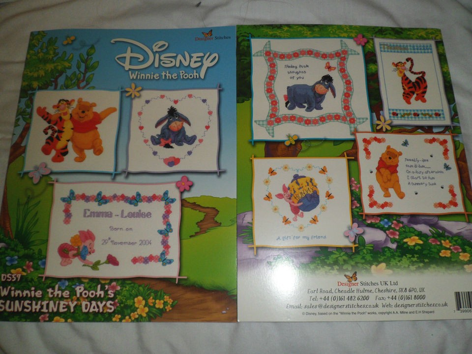 Disneys Winnie The Pooh & Friends Sunshiney Days Cross Stitch 