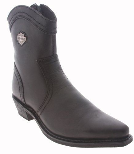 Harley Davidson CAMMIE Womens Western Style Motorcycle Boots BLACK 