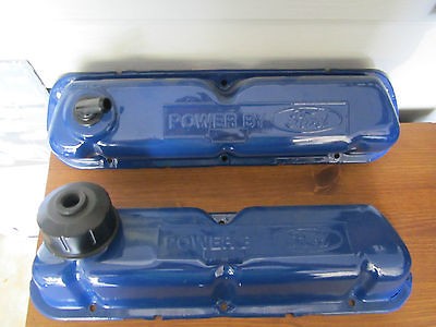 1970 mustang 351 windsor valve covers with oil filler cap