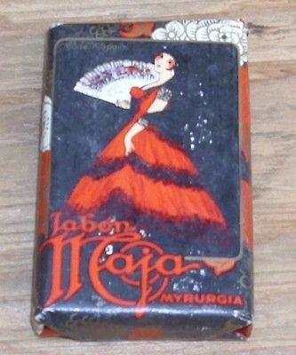 jabon maja myrurgia bar of soap made in spain bath or sink