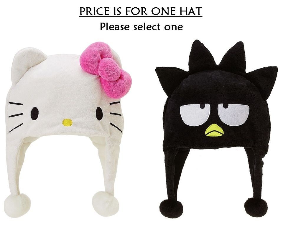 Hello Kitty Friends Face Kids Hat With Ear Flaps   CHOOSE ONE