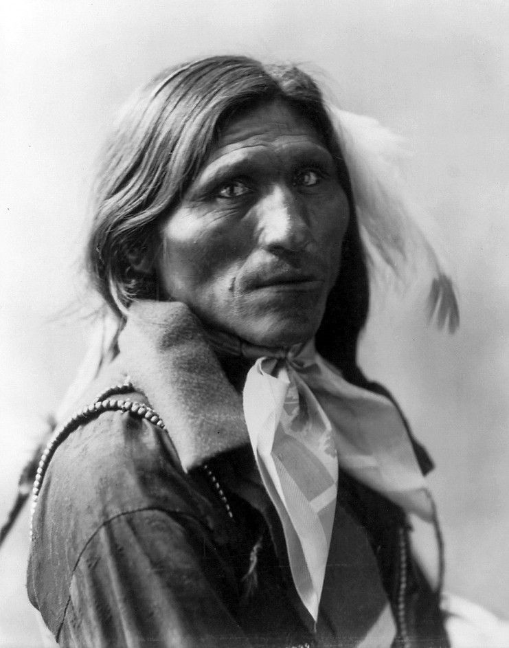 GOOSE FACE PHOTO GREAT NATIVE AMERICAN INDIAN CHIEF WESTERN PLAINS 