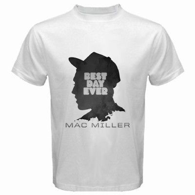 New MAC MILLER Best Day Ever T Shirt Rap Hip Hop White 2