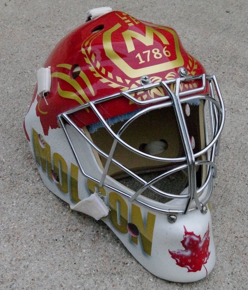 NEW Eddy Masks Molson Canada Hockey Goalie Helmet Mask Cage Custom CCM
