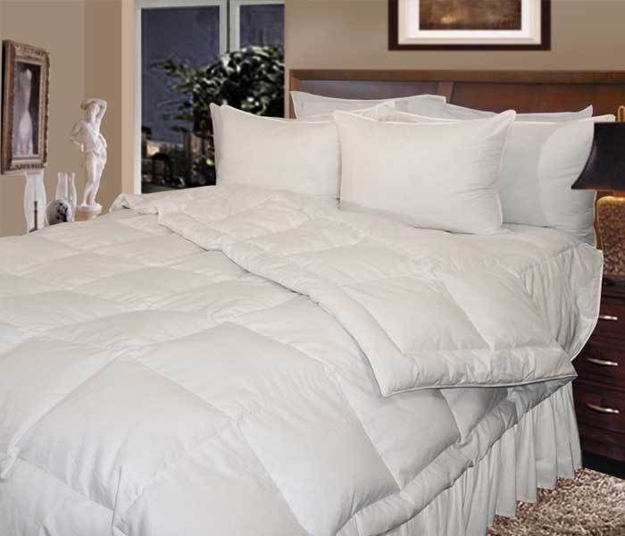 300TC NEW DUCK DOWN COMFORTER BLANKET COTTON COVER KING SIZE 106x96