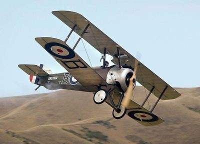   Scale SOPWITH CAMEL Plans & Patterns. 71 in. wing span. PLEASE READ