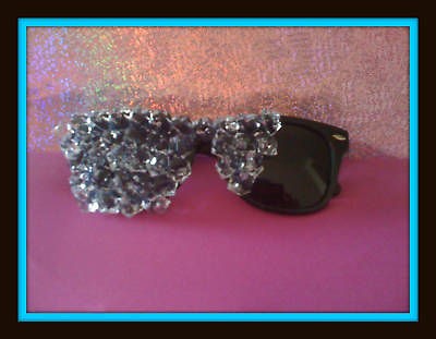 LADY GAGA OFFICIAL BORN THIS WAY STICKER + CRYSTAL SUNGLASSES 