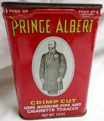 Vintage Prince Albert Pipe Cigarette Tobacco Tin Advertising Pen Knife 
