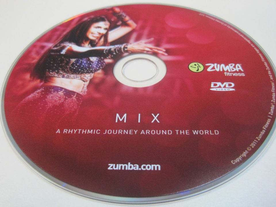 Zumba Fitness Mix DVD from Exhilarate DVDs set Region Free Plays 