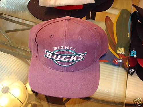 ANAHEIM MIGHTY DUCKS CAP HAT 1990s ADJUSTABLE