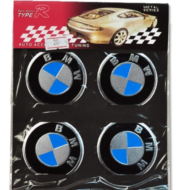 BMW Wheel Center Cap Emblem Decal Badge Hub Rim Lug Symbol Sticker M 
