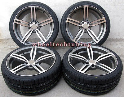 19 BMW M6 STYLE STAGGERED WHEELS AND TIRES FOR 325I, 328I, 330I, 335I 
