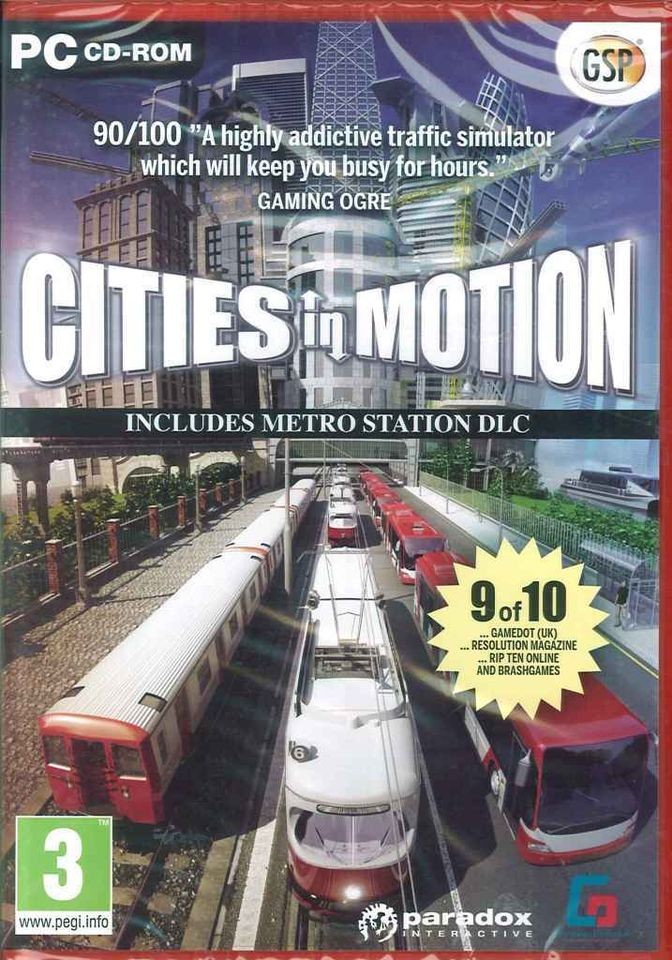 Cities in Motion & Metro Station, Real time City & Traffic Simulator 