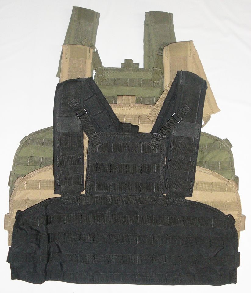 Condor MCR1 Modular Chest Rig 1 Tactical Vest MOLLE OD Green Black 
