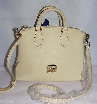 DOONEY AND BOURKE BONE LEATHER CROSSBODY SATCHEL BAG NEW WITH TAGS