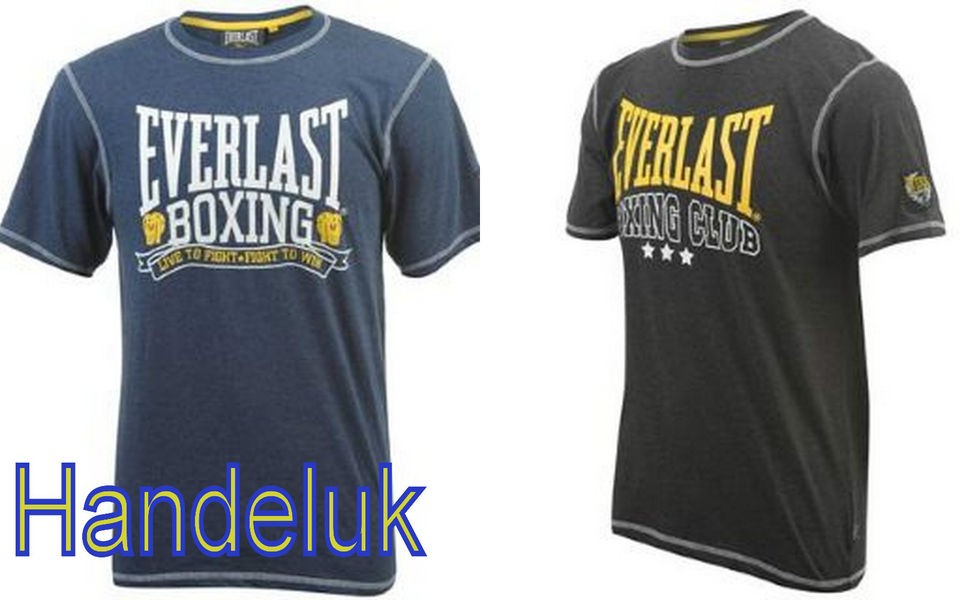 Everlast Sports Training Classic T Shirt Boxing Club Top size S M L XL 