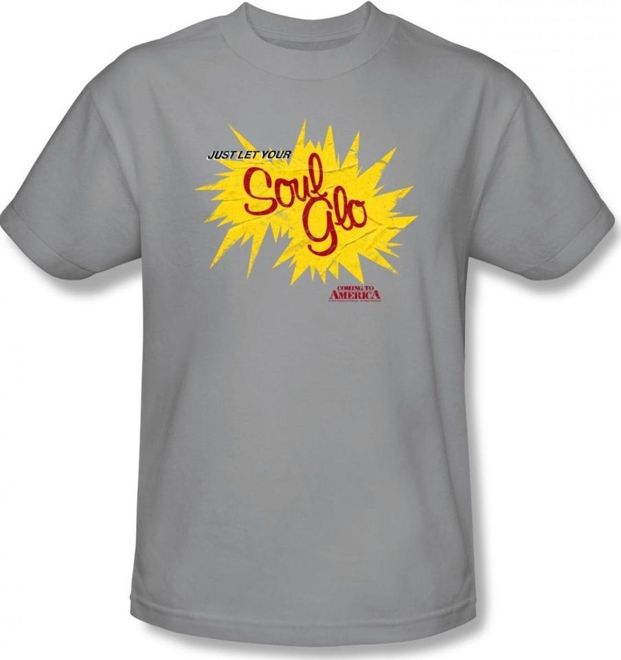   Ladies Youth Size Coming To America Soul Glo Retro T shirt top tee