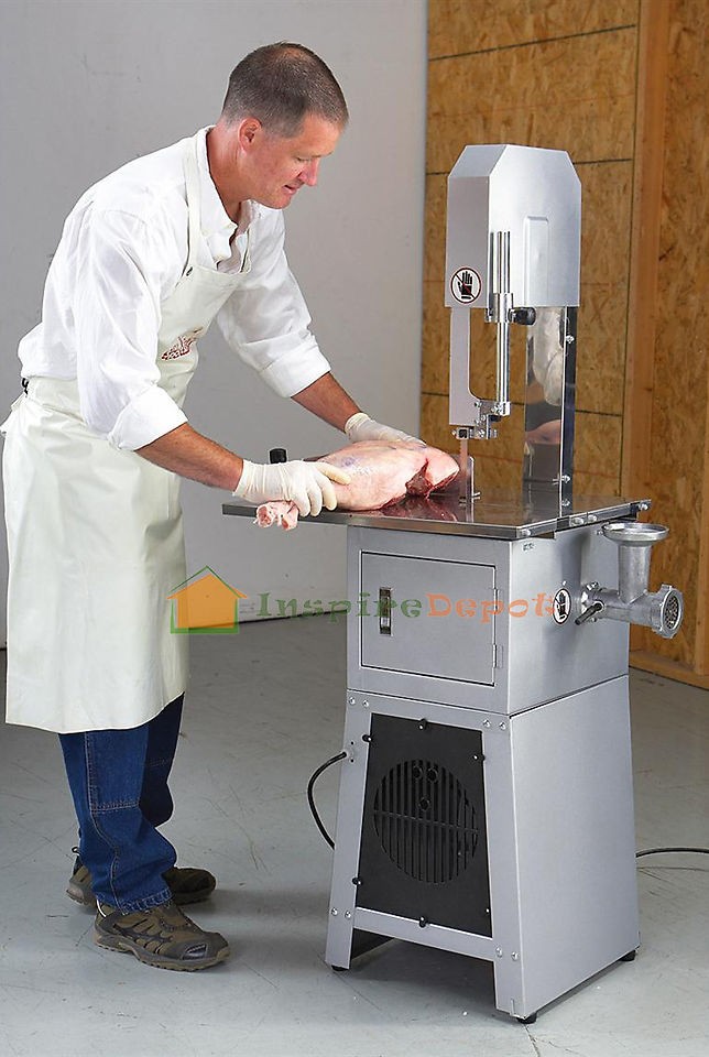 Standing Meat Saw Cutting Cutter Band Saw Mincer Grinder Sausage 
