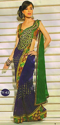 indian bollywood peacock pallu Wedding ​Collection saree sari aa 