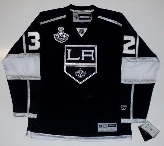 JONATHAN QUICK 2012 STANLEY CUP LOS ANGELES KINGS REEBOK JERSEY SEWN 