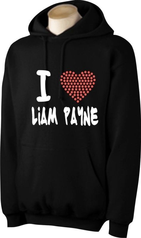 love liam payne girls hoodie with rhinestud heart more options size 