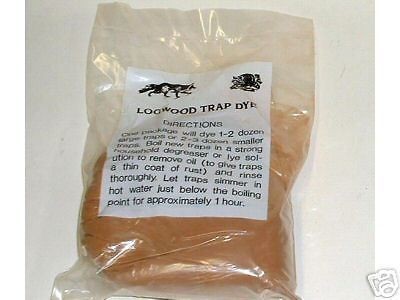 logwood trap dye 1 lb trapping traps 