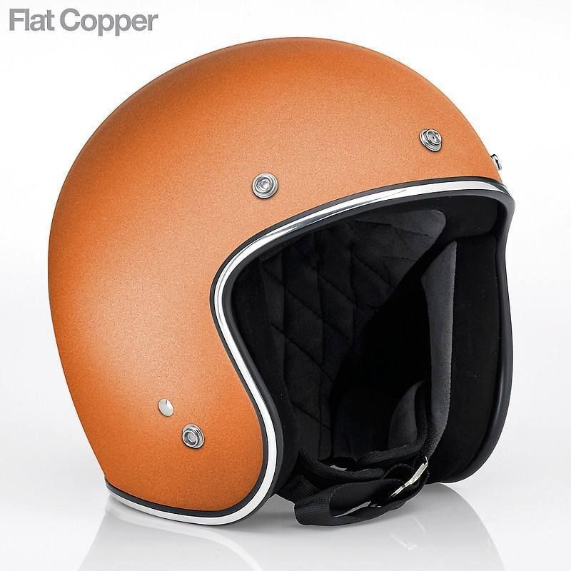 Biltwell Hustler DOT Open Face Helmet   Flat Copper   (BNIB) All Sizes 