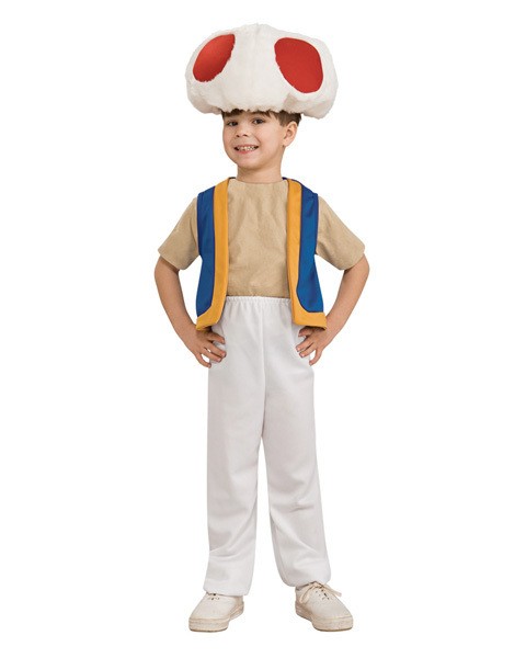 kids super mario bros toad costume