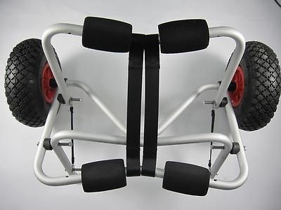 NEW KAYAK/CANOE DOLLY CARRIER CART TROLLEY w/WHEELS STRAPS INCLUDED