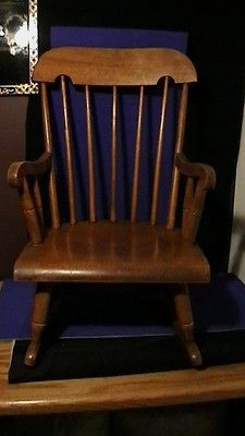 Wonderful Childs Traditional Boston Rocker Nichols & Stone Co 