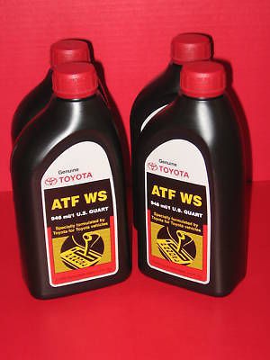 toyota ws atf automatic transmission fluid 4 quarts time left