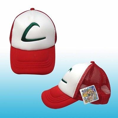 pokemon ash ketchum adjustable hat anime cosplay cap # d