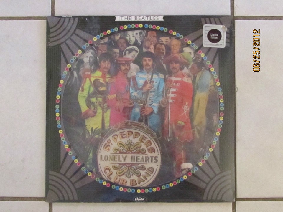   . Pepper Limited Edition Unopened Picture Disc Album, Capital Records