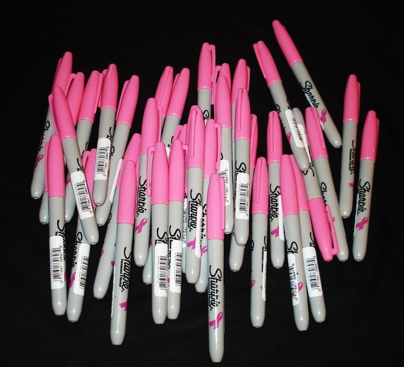 12 Sharpie City Of Hope Pink Ribbon Breast Cancer Awareness Permanent 