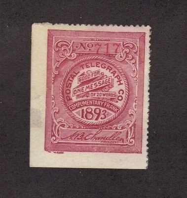 15t7 postal telegraph company stamp 02 15t7 