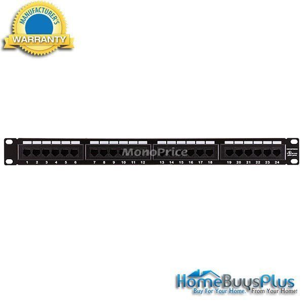 Cat6 Patch Panel 110 Type 24 Port 568A B Compatible